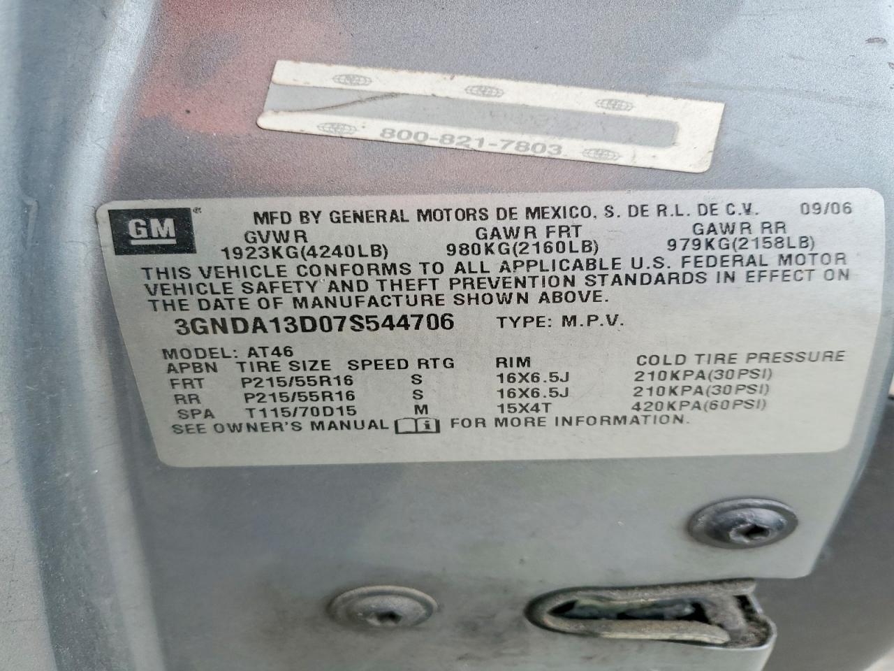 2007 Chevrolet Hhr ls