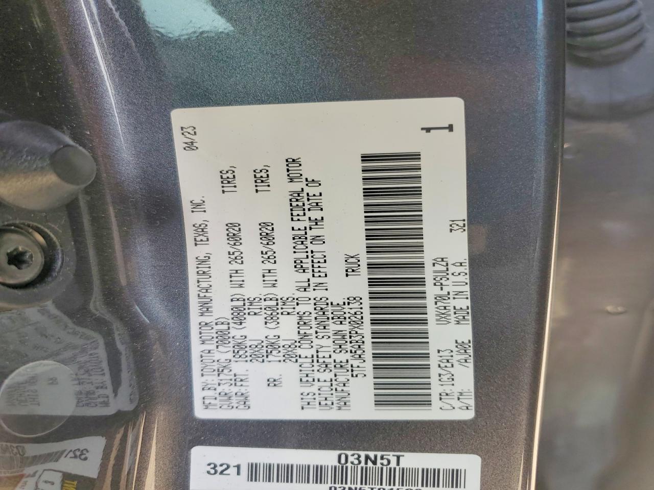 2023 Toyota Tundra Limited