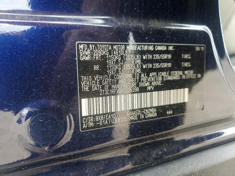 2019 Toyota Rav4 xle Premium