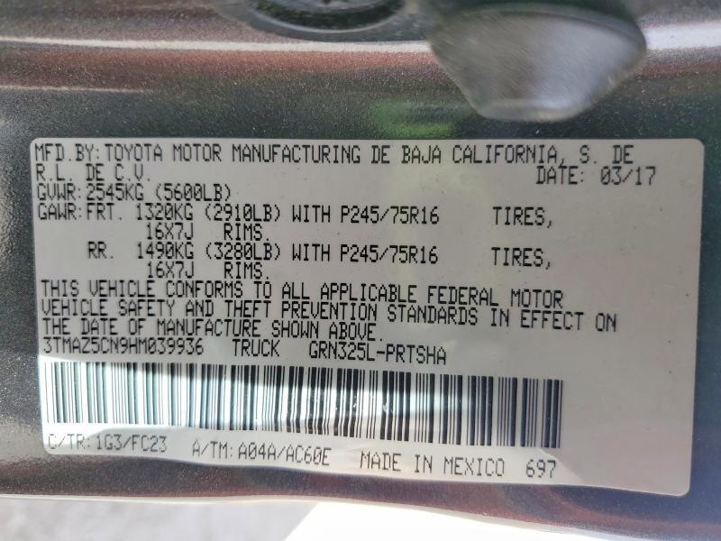 2017 Toyota Tacoma SR5 V6