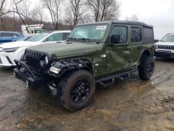 Jeep salvage cars for sale: 2022 Jeep Wrangler Unlimited Sport