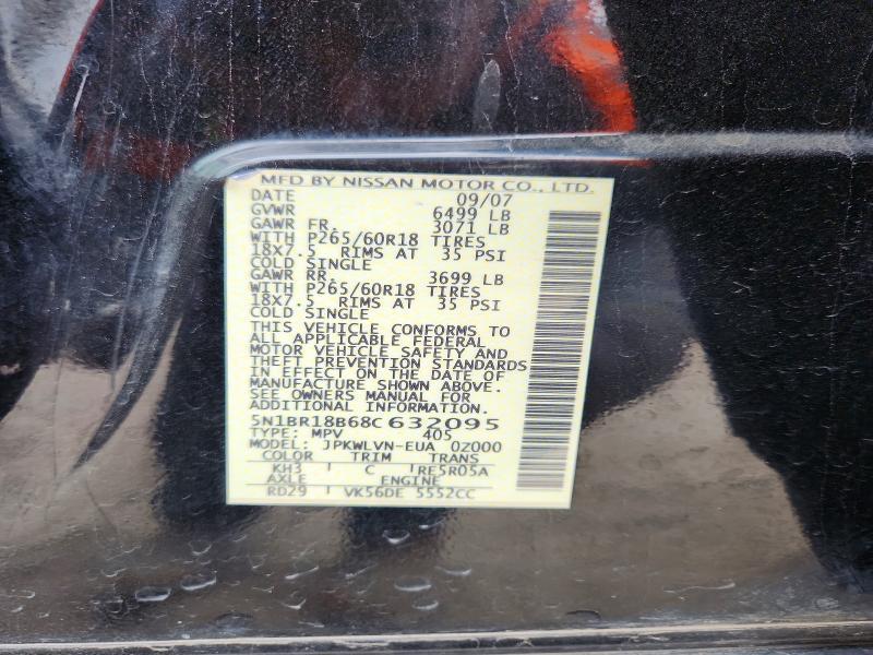 2008 Nissan Pathfinder se V8