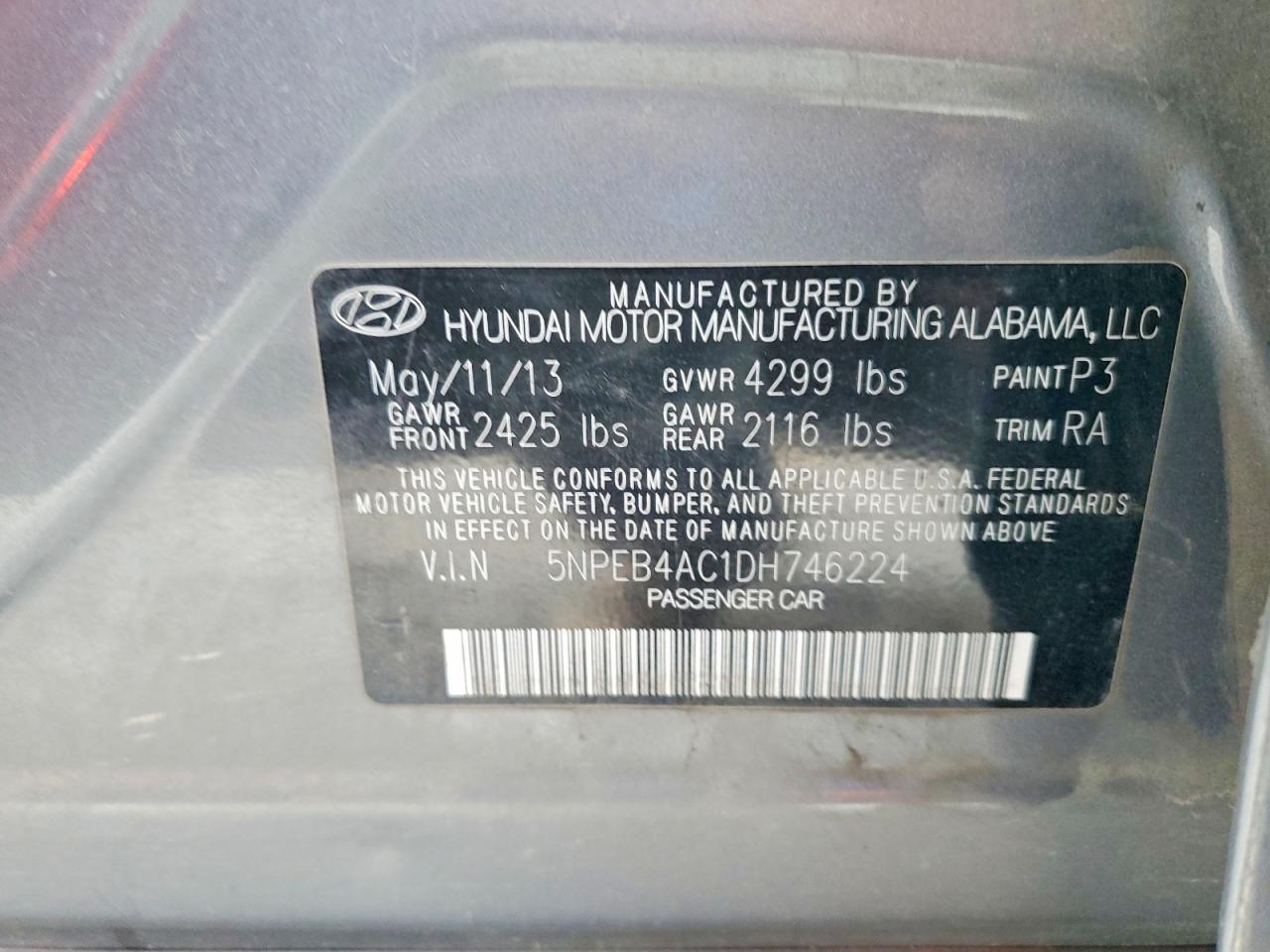 2013 Hyundai Sonata gls