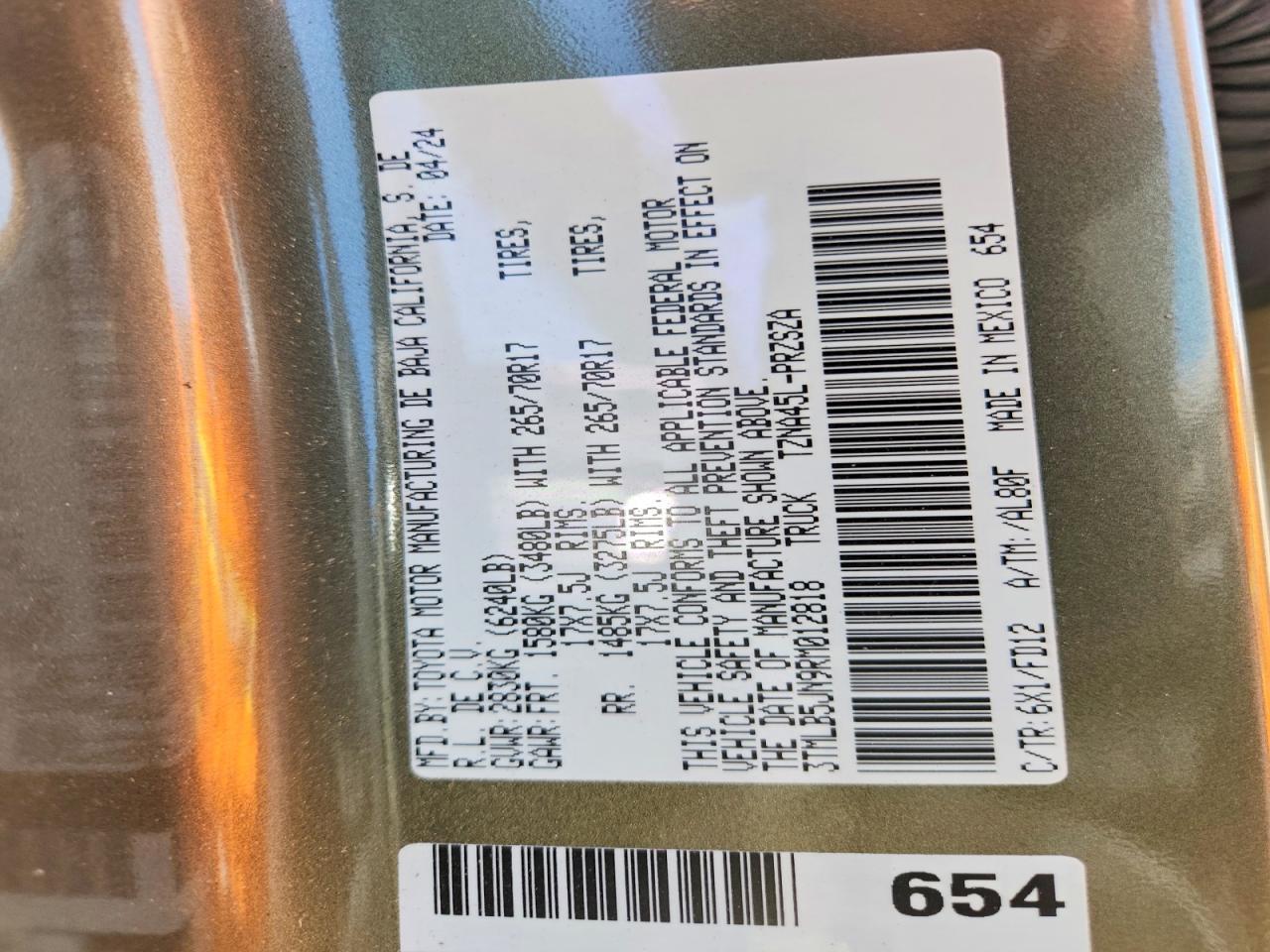 2024 Toyota Tacoma TRD OFF-Road