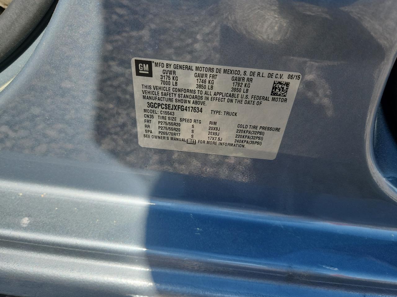 2015 Chevrolet Silverado C1500 LTZ