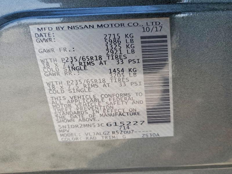 2018 Nissan Pathfinder sl