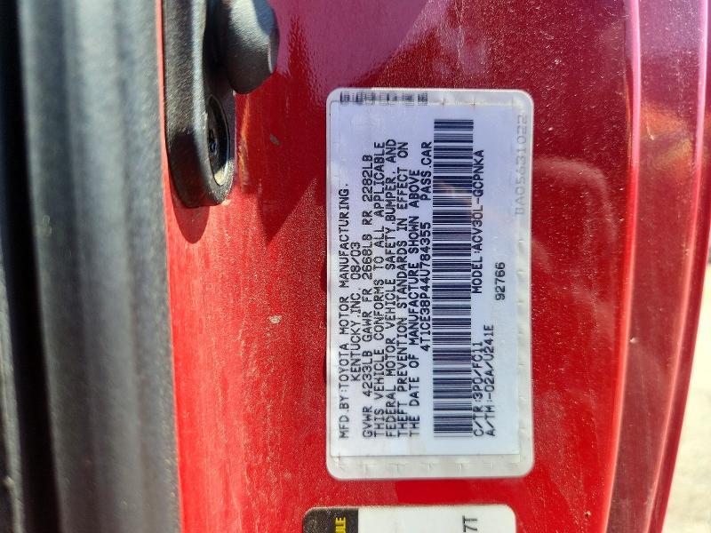 2004 Toyota Camry Solara se Sport
