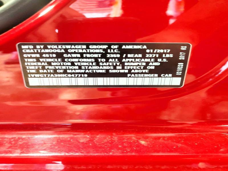 2017 Volkswagen Passat se
