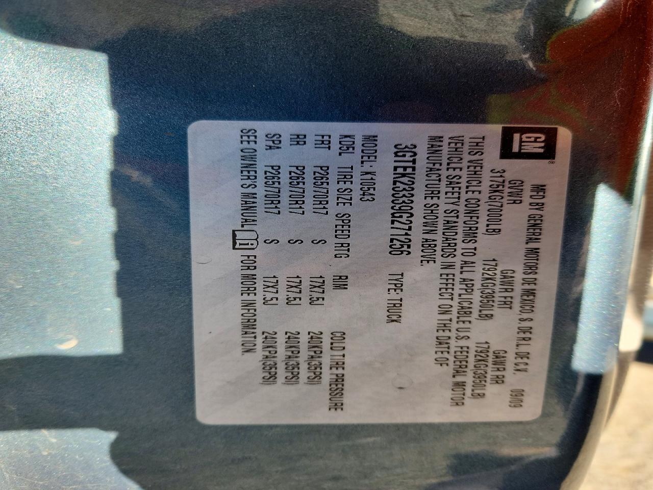 2009 GMC Sierra K1500 SLE