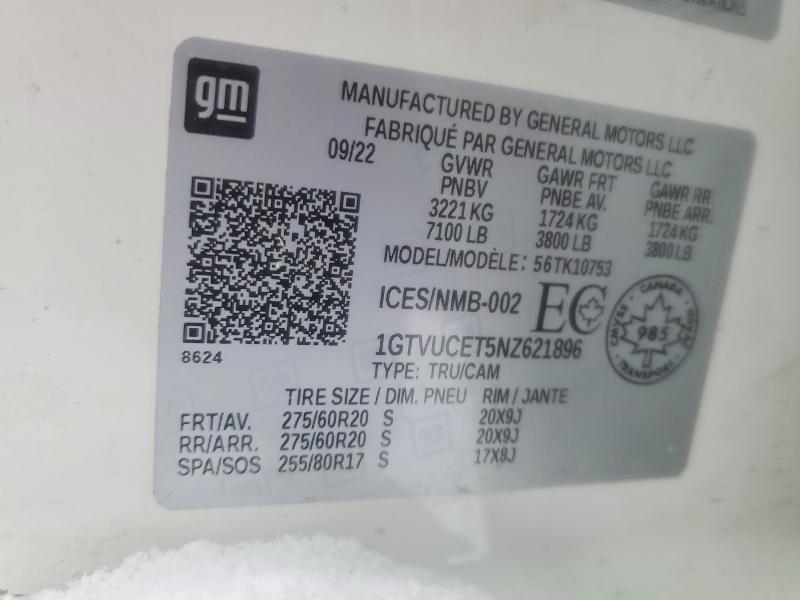 2022 GMC Sierra K1500 Elevation