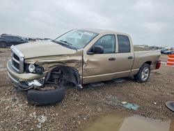Salvage trucks for sale at Houston, TX auction: 2004 Dodge RAM 1500 ST