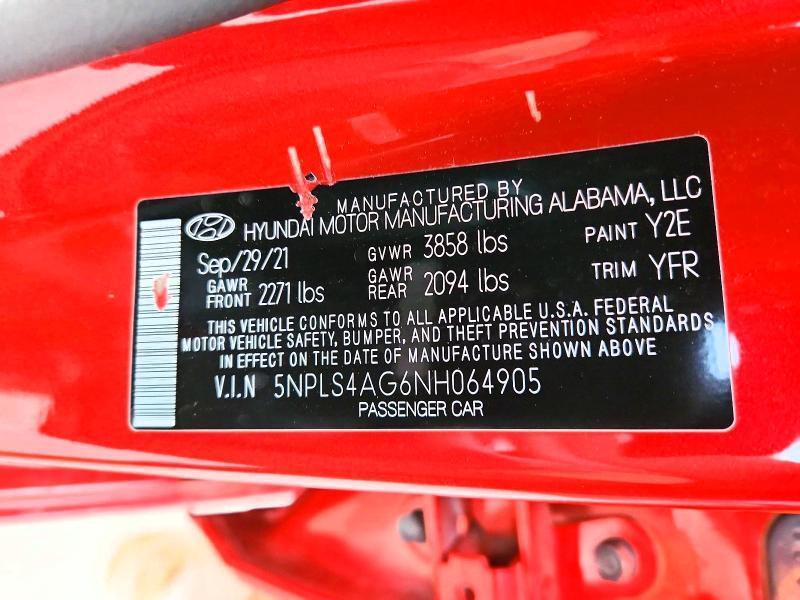 2022 Hyundai Elantra sel