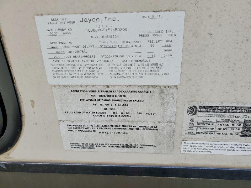 2015 Jayco WHITEK32RL-Camper