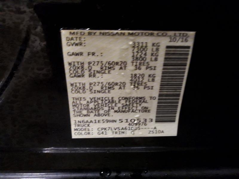 2017 Nissan Titan SL