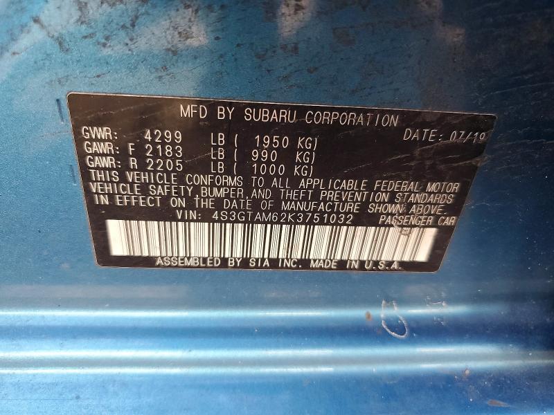 2019 Subaru Impreza Sport