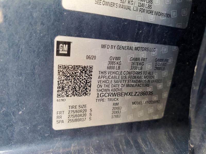 2020 Chevrolet Silverado C1500 Custom