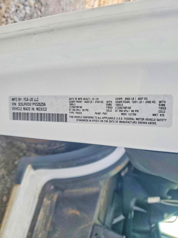 2023 Dodge RAM Promaster 2500 High Roof Delivery Van