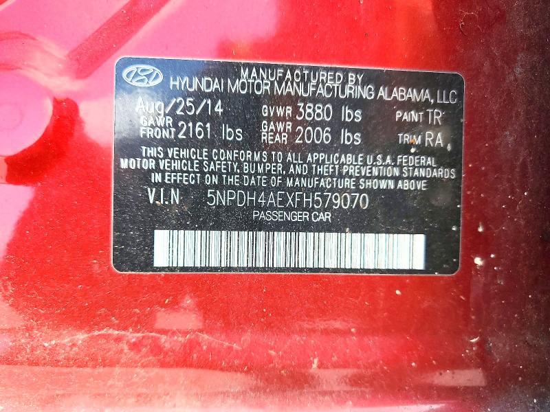 2015 Hyundai Elantra se