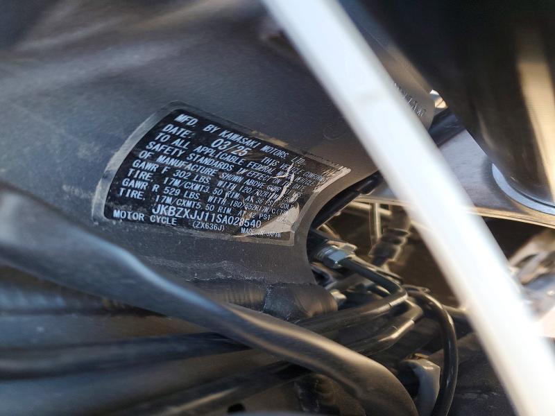 2025 Kawasaki ZX636 K