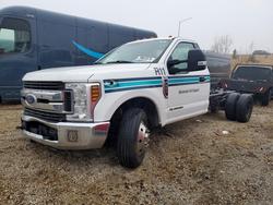 Salvage trucks for sale at Dyer, IN auction: 2019 Ford F350 Super Duty Truck Cab AND Chassis