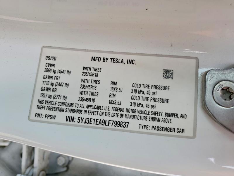 2020 Tesla Model 3