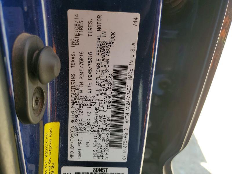 2015 Toyota Tacoma Prerunner