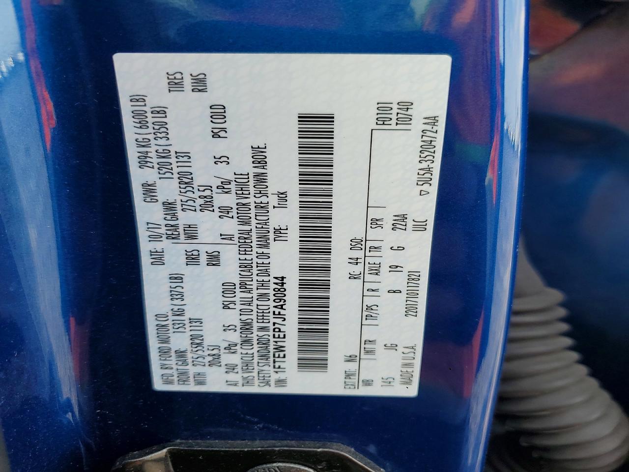 2018 Ford F150 Supercrew