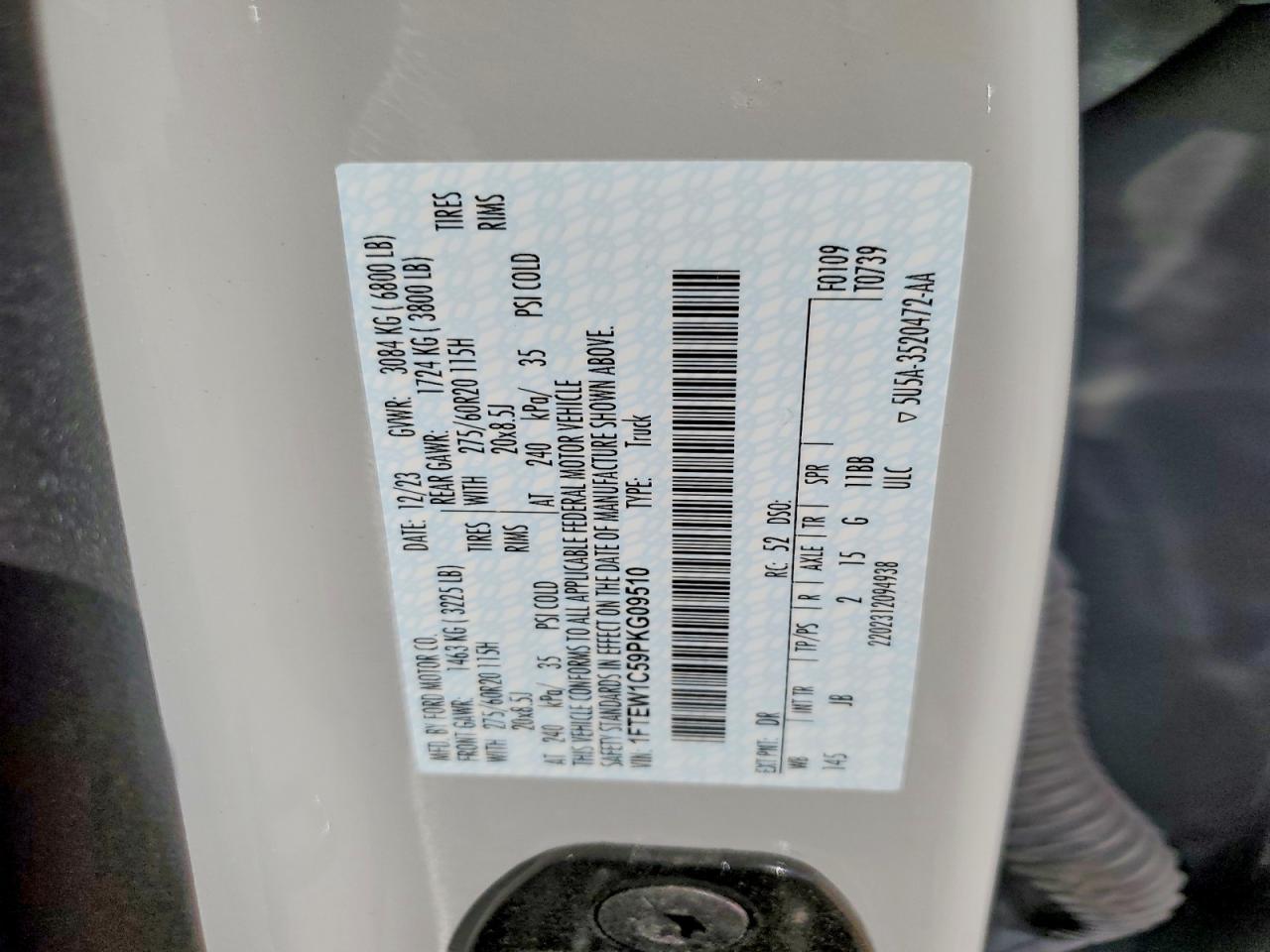 2023 Ford F150 Supercrew