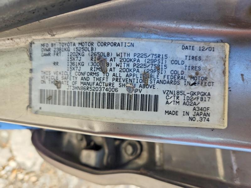 2002 Toyota 4runner SR5