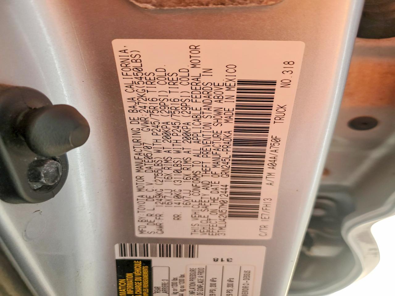 2007 Toyota Tacoma V6