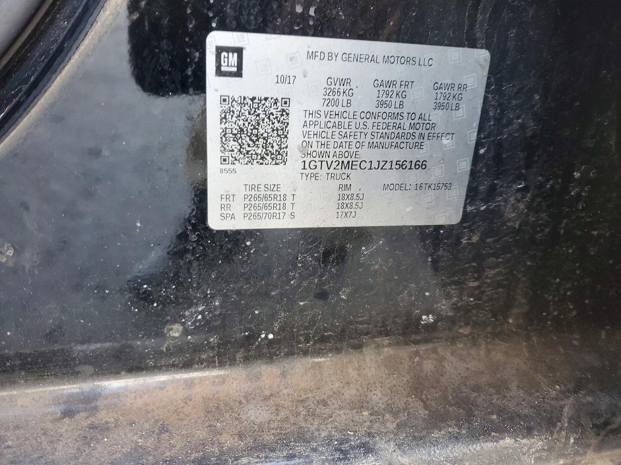 2018 GMC Sierra K1500 SLE