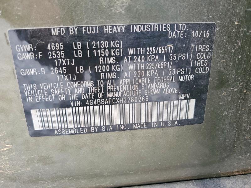 2017 Subaru Outback 2.5i Premium