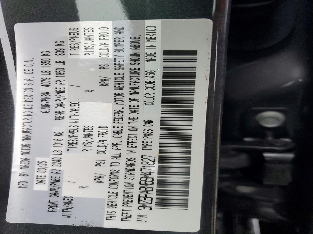 2025 Mazda 3 Select Sport