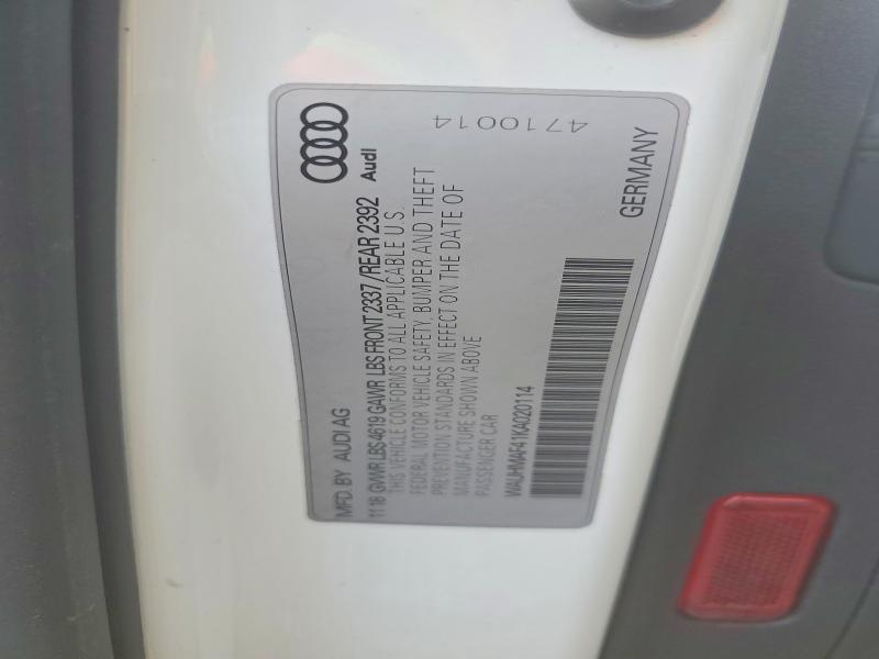 2019 Audi A4 Premium Plus