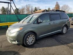 Toyota Sienna salvage cars for sale: 2014 Toyota Sienna Limited 7-passenger