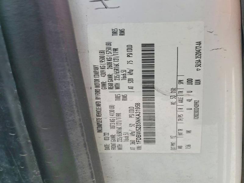 2022 Ford Transit Delivery Truck