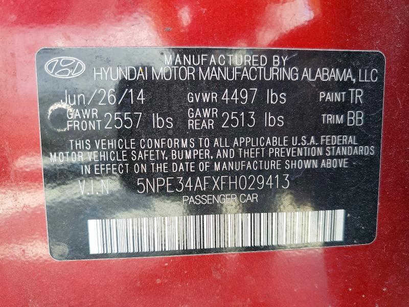 2015 Hyundai Sonata Sport