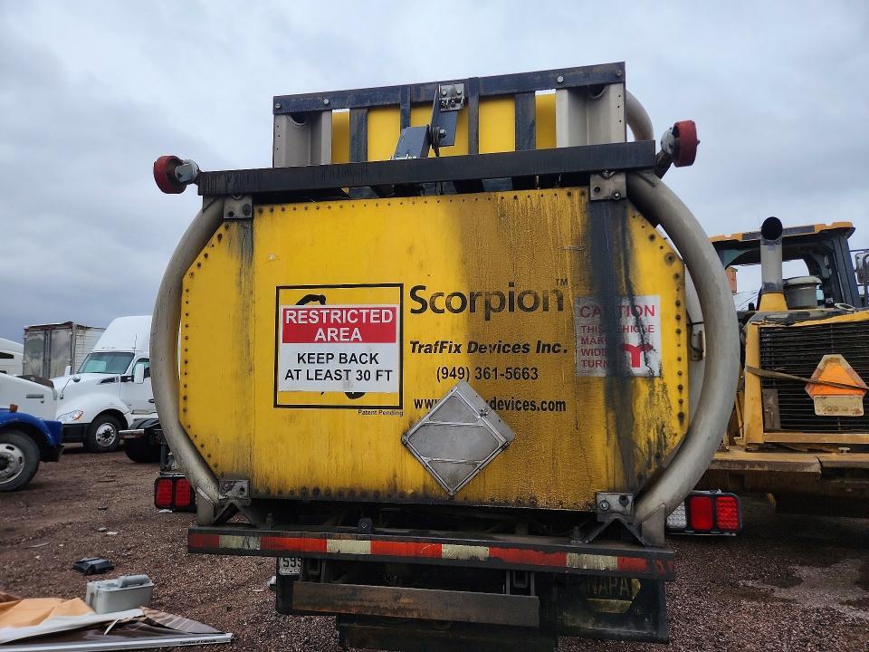 2005 GMC C7500 Flatbed Truck With Crash Attenuator