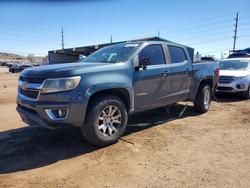 Salvage trucks for sale at Colorado Springs, CO auction: 2017 Chevrolet Colorado LT