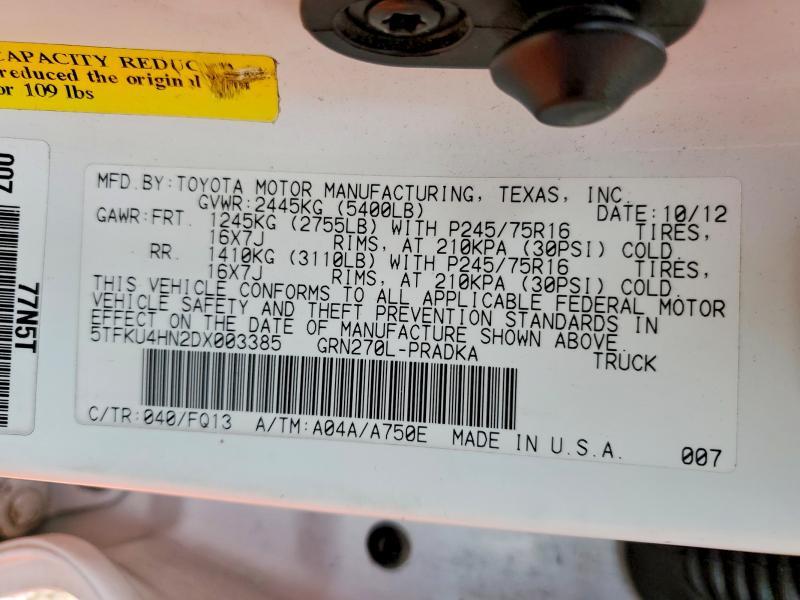 2013 Toyota Tacoma Prerunner V6