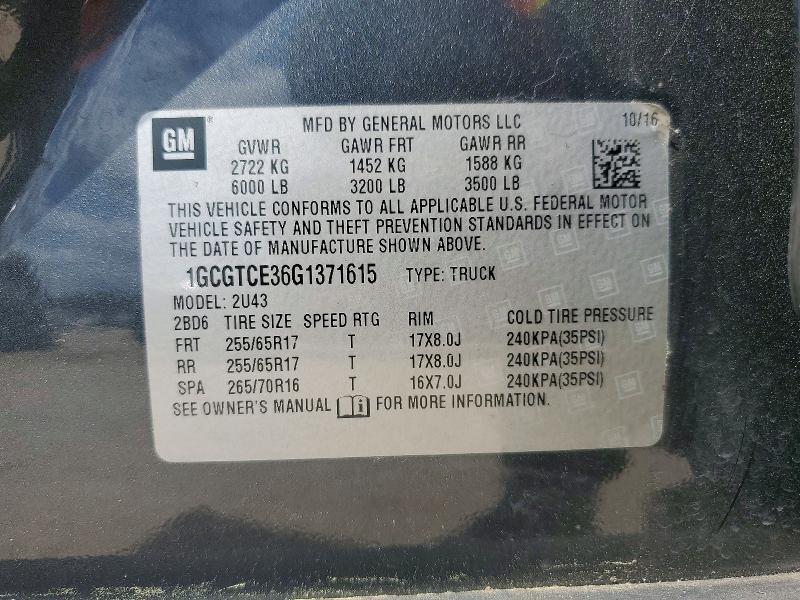 2016 Chevrolet Colorado LT