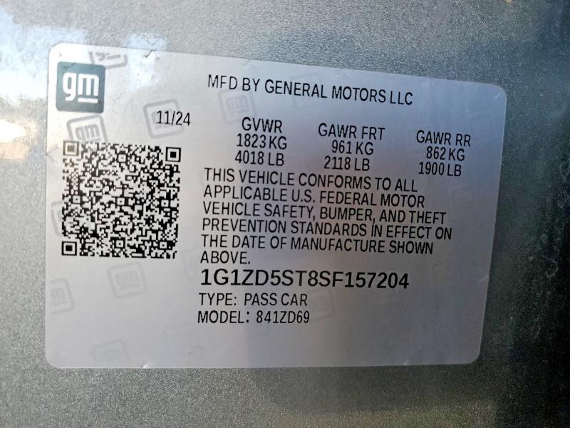 2025 Chevrolet Malibu lt