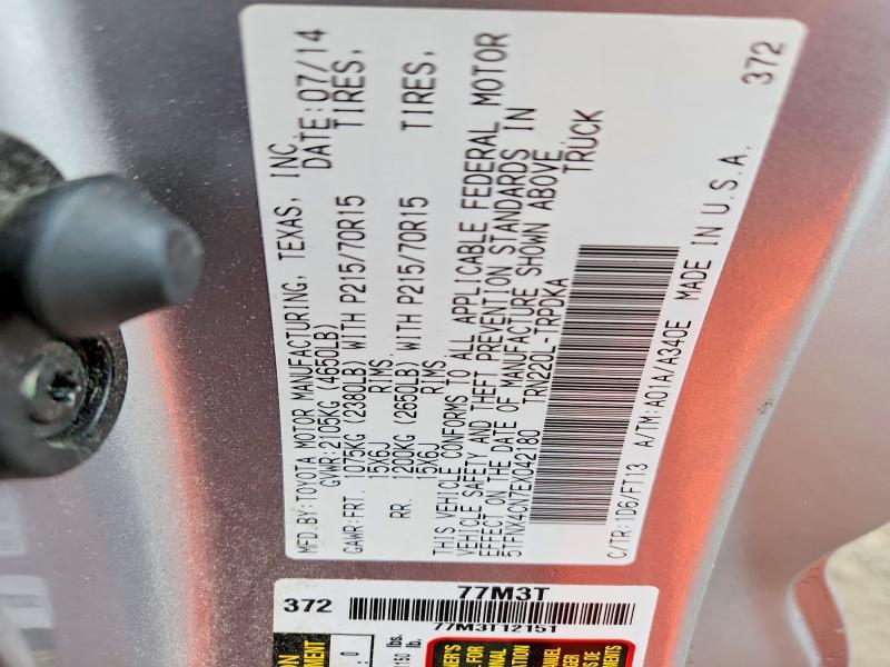 2014 Toyota Tacoma Base