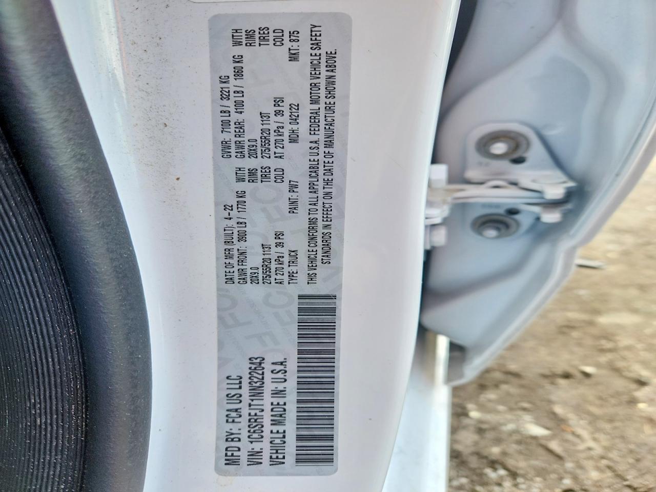 2022 Dodge 1500 Laramie