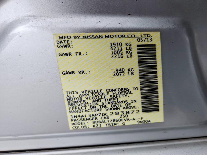 2013 Niss Altima 2.5 sv