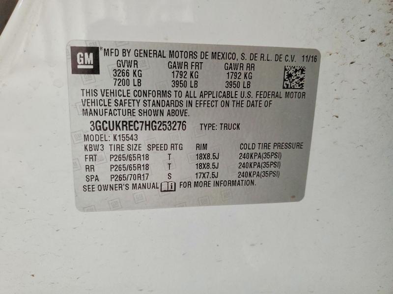 2017 Chevrolet Silverado K1500 LT