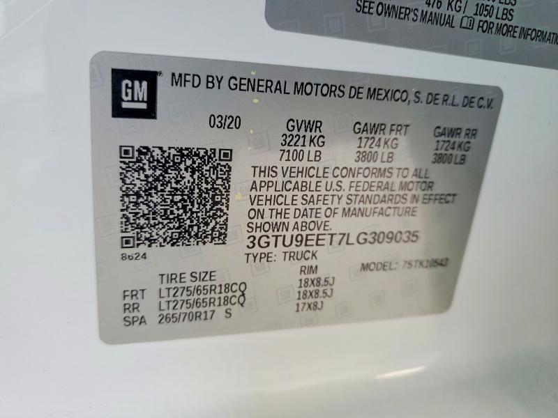 2020 GMC Sierra K1500 AT4