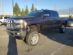 Salvage trucks for sale at Rancho Cucamonga, CA auction: 2015 Chevrolet Silverado C1500 LTZ