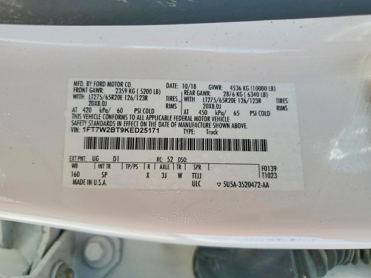 2019 Ford F250 Super Duty