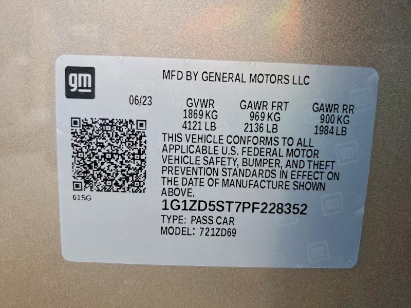 2023 Chevrolet Malibu lt